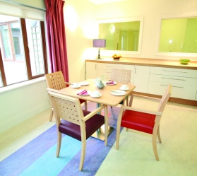 dining room in the nursing home
